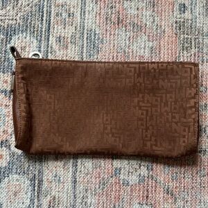 Longchamp Logo Zip Bag / Clutch
